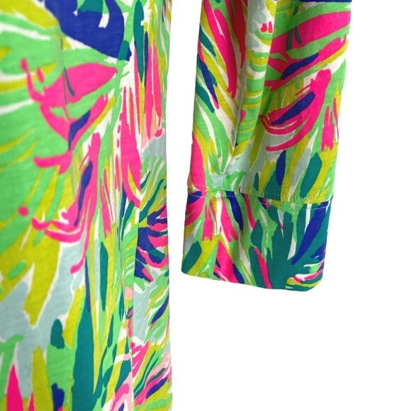 Lilly Pulitzer Marlowe Dress Multi Island Time Reduced Pima Cotton Women's Small - Picture 4 of 8